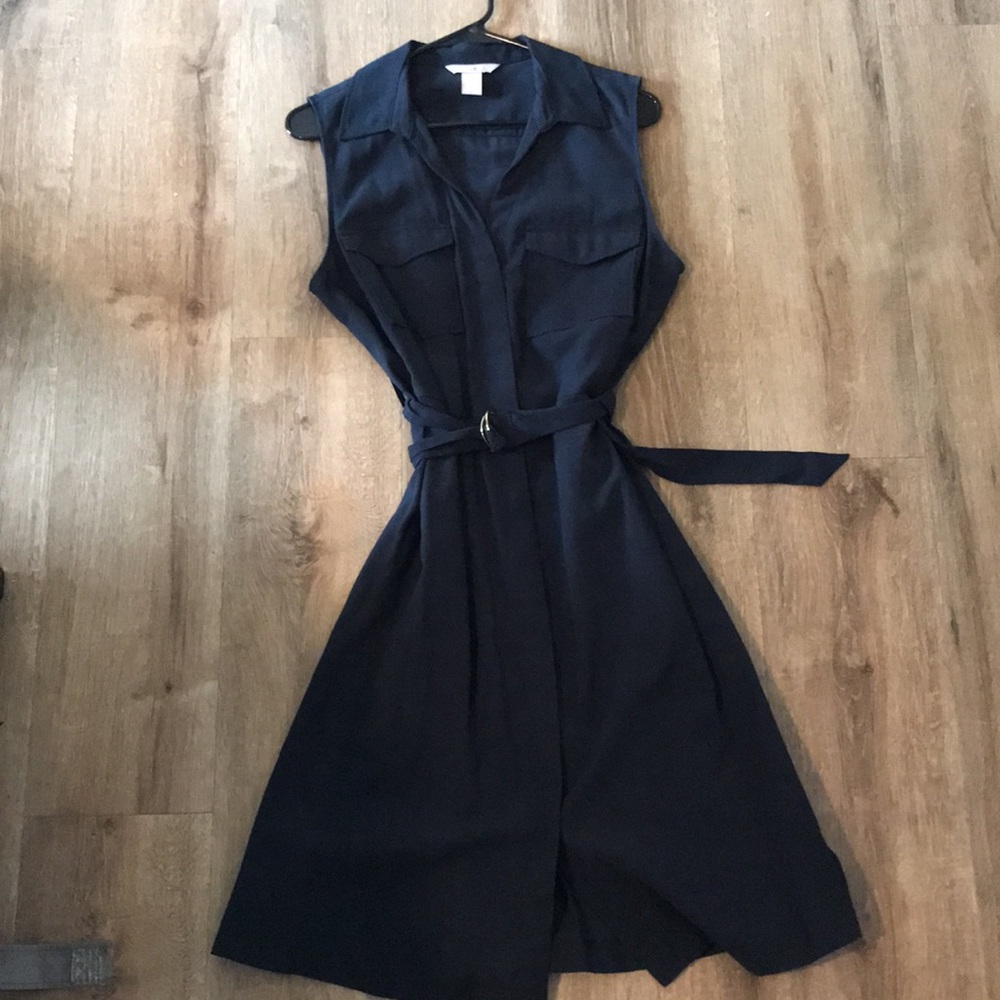 H&M Navy Dress with Belt!